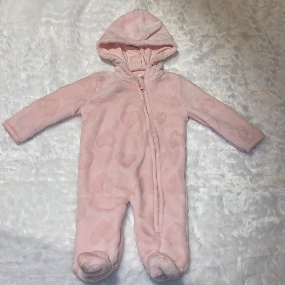 Baby Girl Footed Coat
